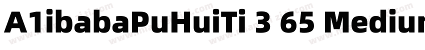 A1ibabaPuHuiTi 3 65 Medium字体转换